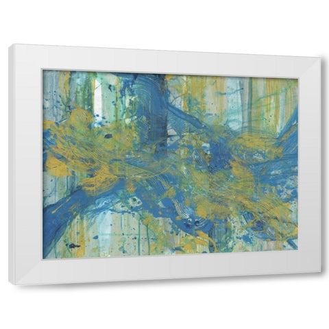 Creamy Day Glo White Modern Wood Framed Art Print by Haynes, Smith