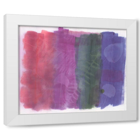 Fossil Color Splash White Modern Wood Framed Art Print by Haynes, Smith