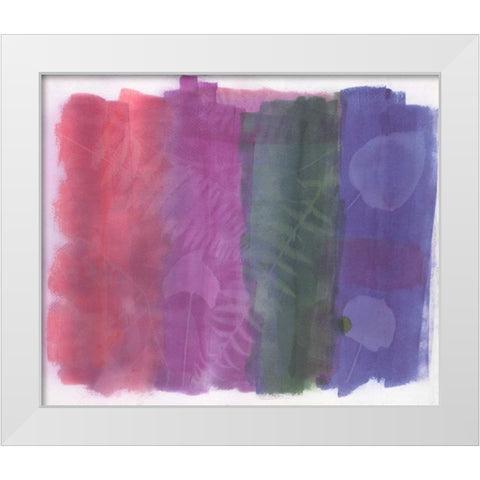Fossil Color Splash White Modern Wood Framed Art Print by Haynes, Smith