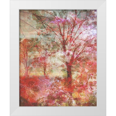 Southern Blaze White Modern Wood Framed Art Print by Haynes, Smith