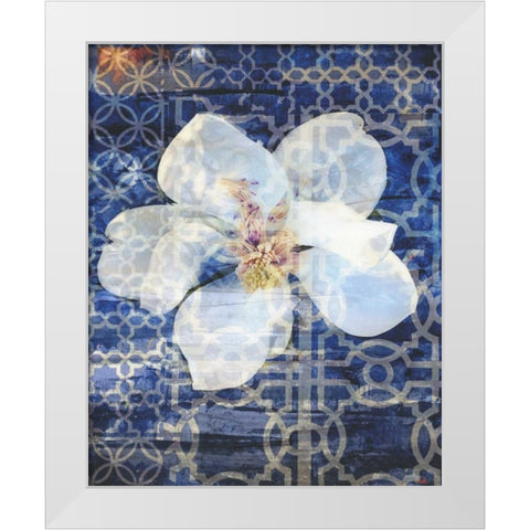 Structured Sea 2 White Modern Wood Framed Art Print by Haynes, Smith