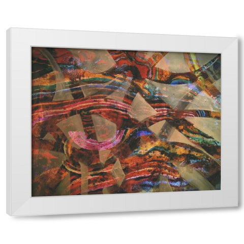Trippy Vines 1 White Modern Wood Framed Art Print by Haynes, Smith