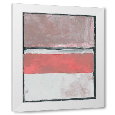 Camaieu Trend 3 White Modern Wood Framed Art Print by Haynes, Smith