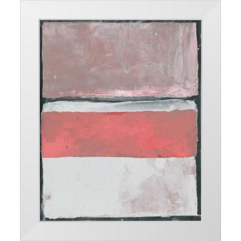 Camaieu Trend 3 White Modern Wood Framed Art Print by Haynes, Smith