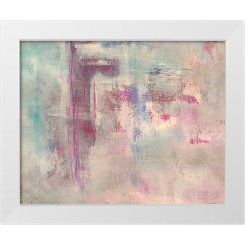 Cotton Candy Clouds White Modern Wood Framed Art Print by Haynes, Smith