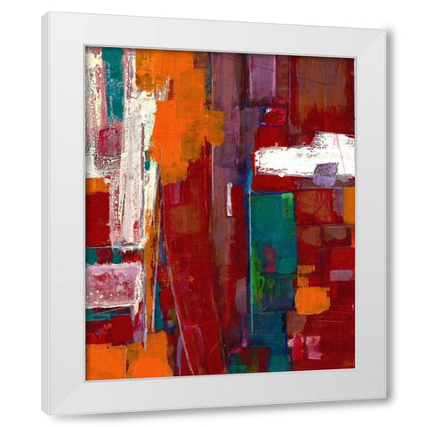 Kindergarten Colorific White Modern Wood Framed Art Print by Haynes, Smith