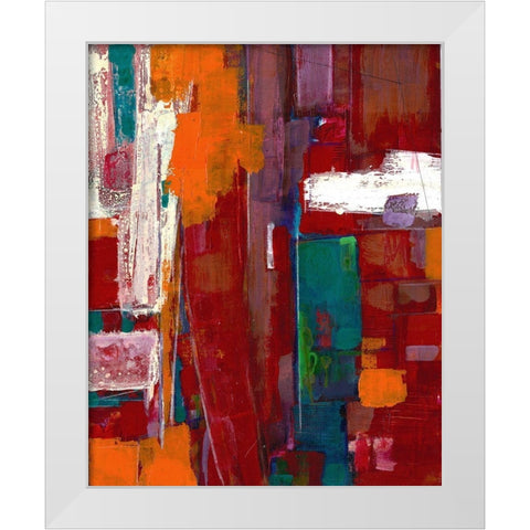 Kindergarten Colorific White Modern Wood Framed Art Print by Haynes, Smith
