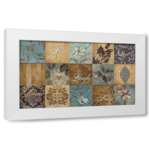 . White Modern Wood Framed Art Print by Haynes, Smith