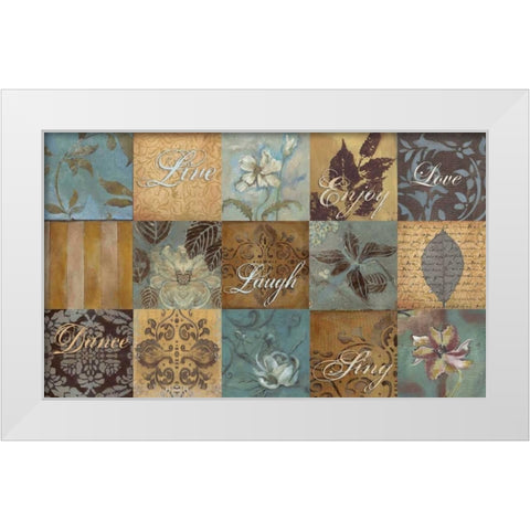 . White Modern Wood Framed Art Print by Haynes, Smith
