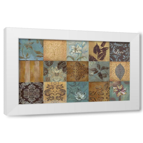 . White Modern Wood Framed Art Print by Haynes, Smith