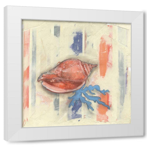 . White Modern Wood Framed Art Print by Haynes, Smith