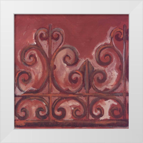 . White Modern Wood Framed Art Print by Haynes, Smith