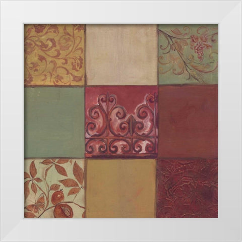 . White Modern Wood Framed Art Print by Haynes, Smith