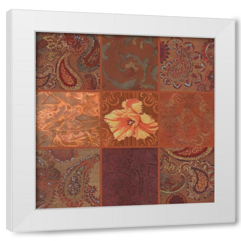 . White Modern Wood Framed Art Print by Haynes, Smith