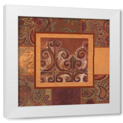 . White Modern Wood Framed Art Print by Haynes, Smith