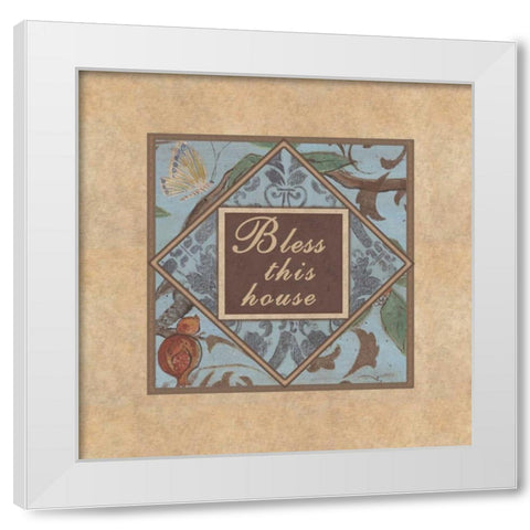 . White Modern Wood Framed Art Print by Haynes, Smith