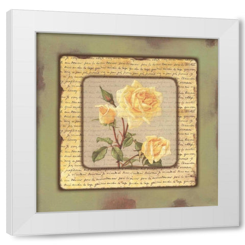 . White Modern Wood Framed Art Print by Haynes, Smith