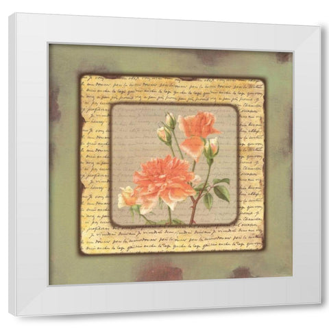 . White Modern Wood Framed Art Print by Haynes, Smith