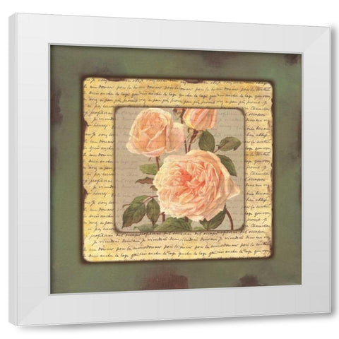 . White Modern Wood Framed Art Print by Haynes, Smith