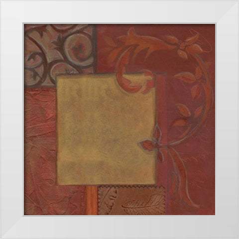 . White Modern Wood Framed Art Print by Haynes, Smith
