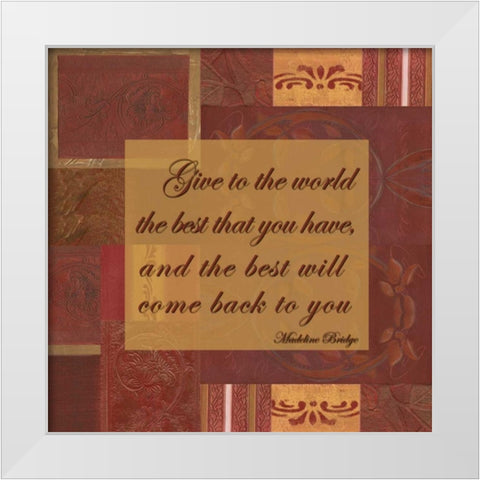 . White Modern Wood Framed Art Print by Haynes, Smith