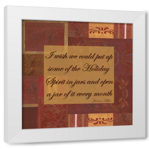. White Modern Wood Framed Art Print by Haynes, Smith