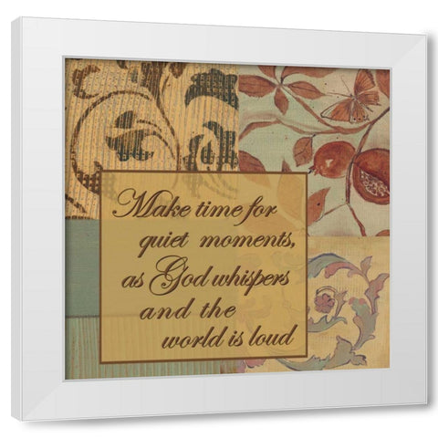 . White Modern Wood Framed Art Print by Haynes, Smith