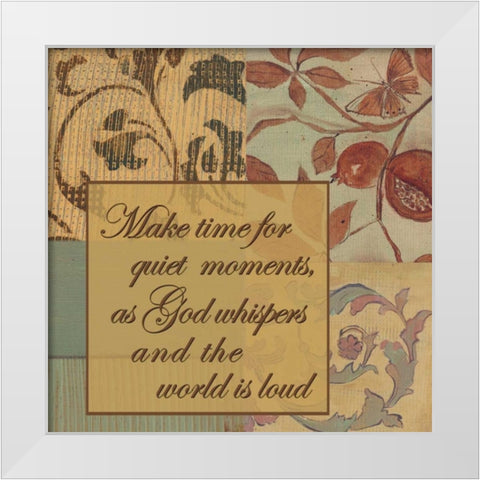 . White Modern Wood Framed Art Print by Haynes, Smith