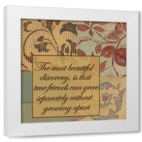 . White Modern Wood Framed Art Print by Haynes, Smith
