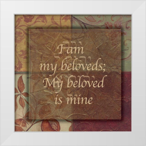. White Modern Wood Framed Art Print by Haynes, Smith