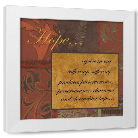 . White Modern Wood Framed Art Print by Haynes, Smith