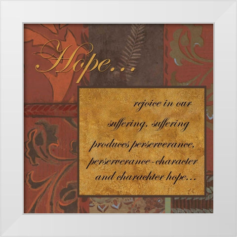 . White Modern Wood Framed Art Print by Haynes, Smith