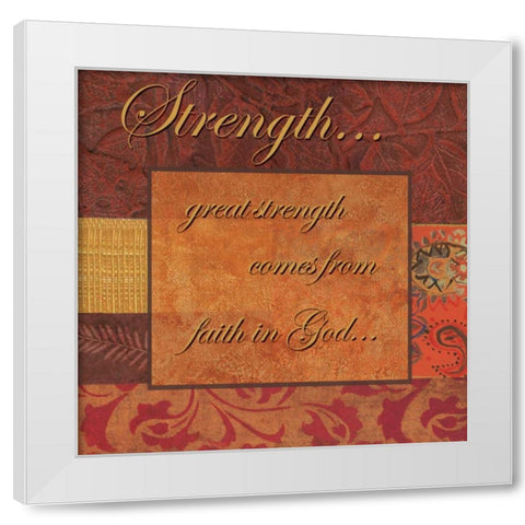 . White Modern Wood Framed Art Print by Haynes, Smith