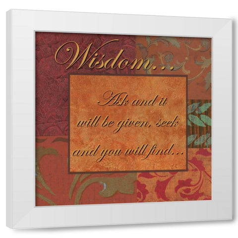 . White Modern Wood Framed Art Print by Haynes, Smith