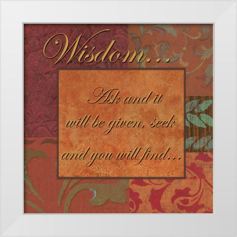 . White Modern Wood Framed Art Print by Haynes, Smith