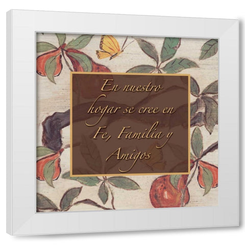 . White Modern Wood Framed Art Print by Haynes, Smith