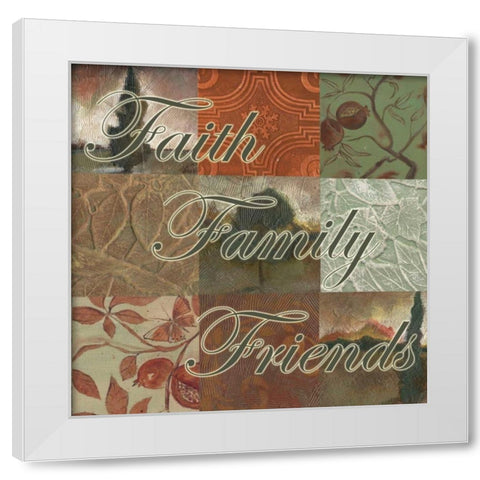. White Modern Wood Framed Art Print by Haynes, Smith