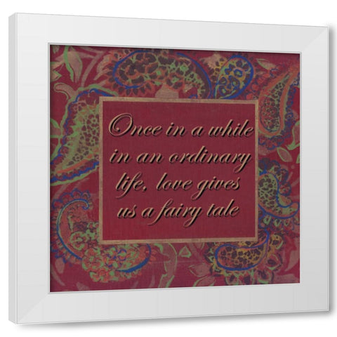 . White Modern Wood Framed Art Print by Haynes, Smith