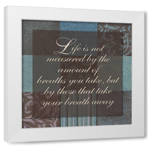 . White Modern Wood Framed Art Print by Haynes, Smith