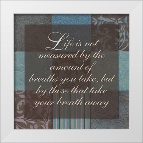 . White Modern Wood Framed Art Print by Haynes, Smith