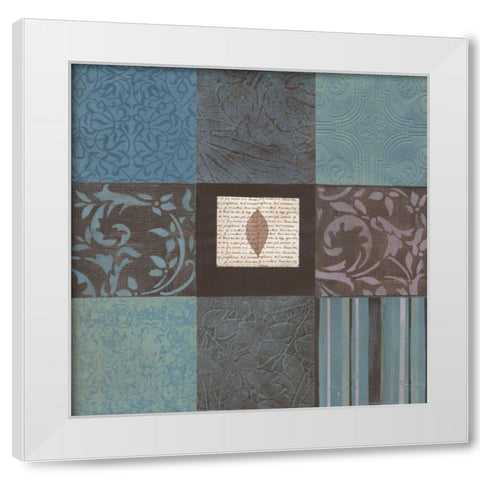 . White Modern Wood Framed Art Print by Haynes, Smith