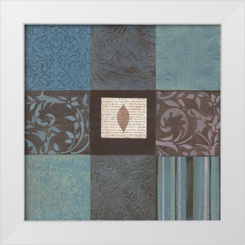 . White Modern Wood Framed Art Print by Haynes, Smith