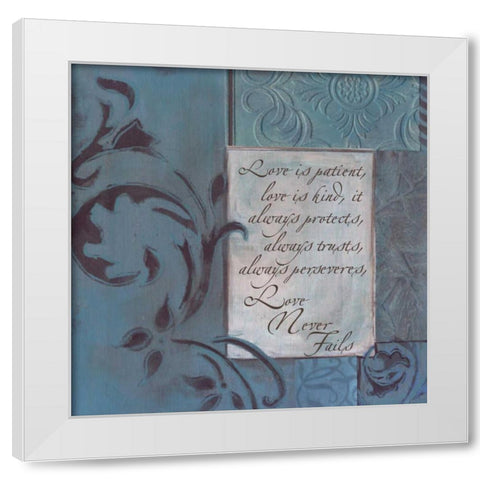 . White Modern Wood Framed Art Print by Haynes, Smith