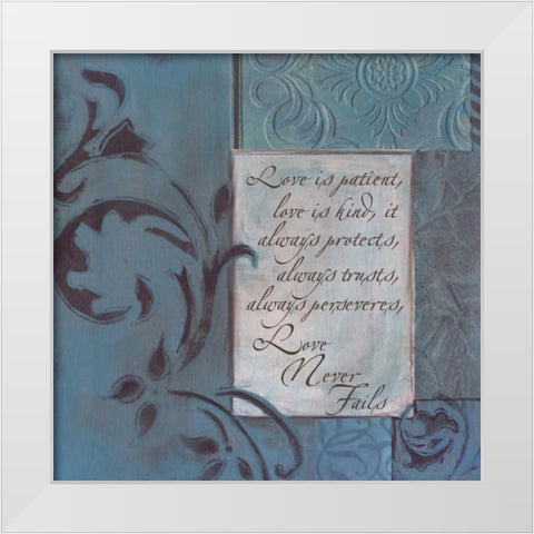 . White Modern Wood Framed Art Print by Haynes, Smith