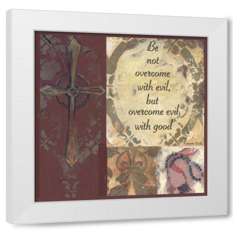 . White Modern Wood Framed Art Print by Haynes, Smith