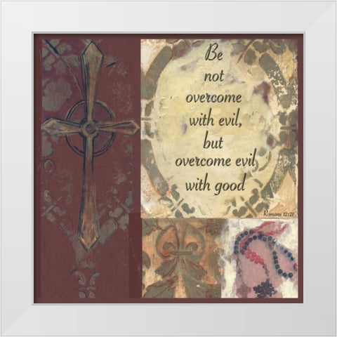 . White Modern Wood Framed Art Print by Haynes, Smith