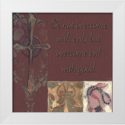 . White Modern Wood Framed Art Print by Haynes, Smith