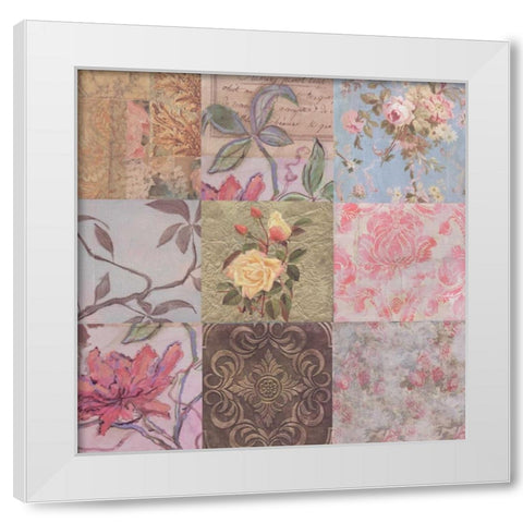 . White Modern Wood Framed Art Print by Haynes, Smith