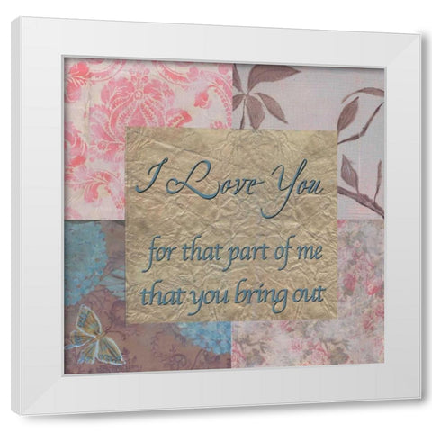 . White Modern Wood Framed Art Print by Haynes, Smith