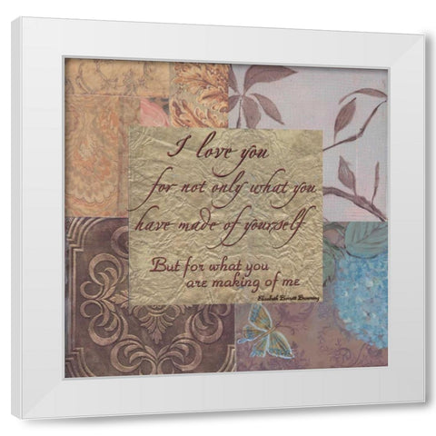 . White Modern Wood Framed Art Print by Haynes, Smith